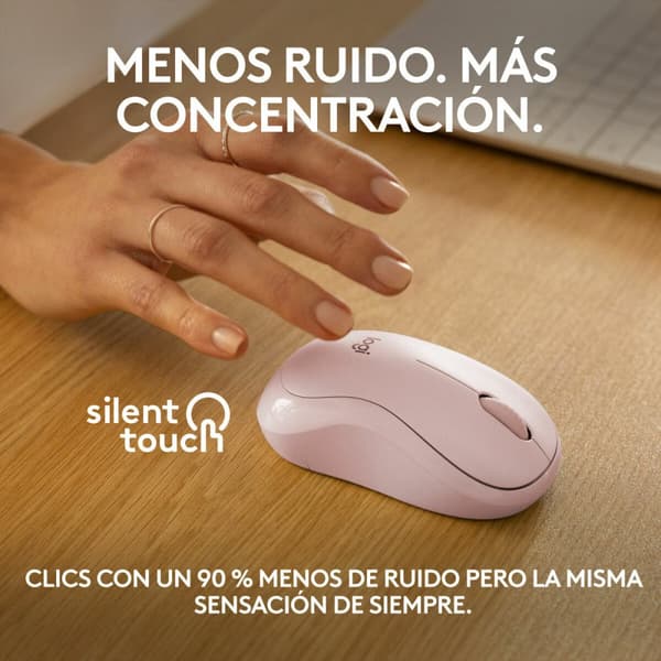 Mus Logitech M240 Rosa