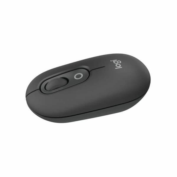 Trådlös Mus Bluetooth Logitech Pop Mörkgrå grafit