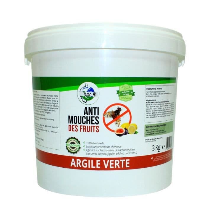 Green Clay Fruit Flues - Spand 3 kg