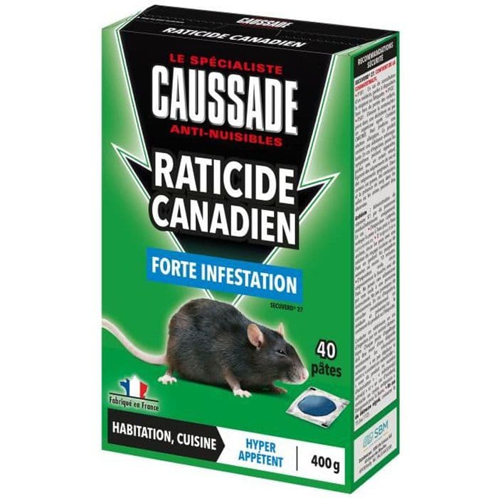 CAUSSADE CARPT400 Mus & rotter - Pat 'agn Forte Infestation - 150 g Cau
