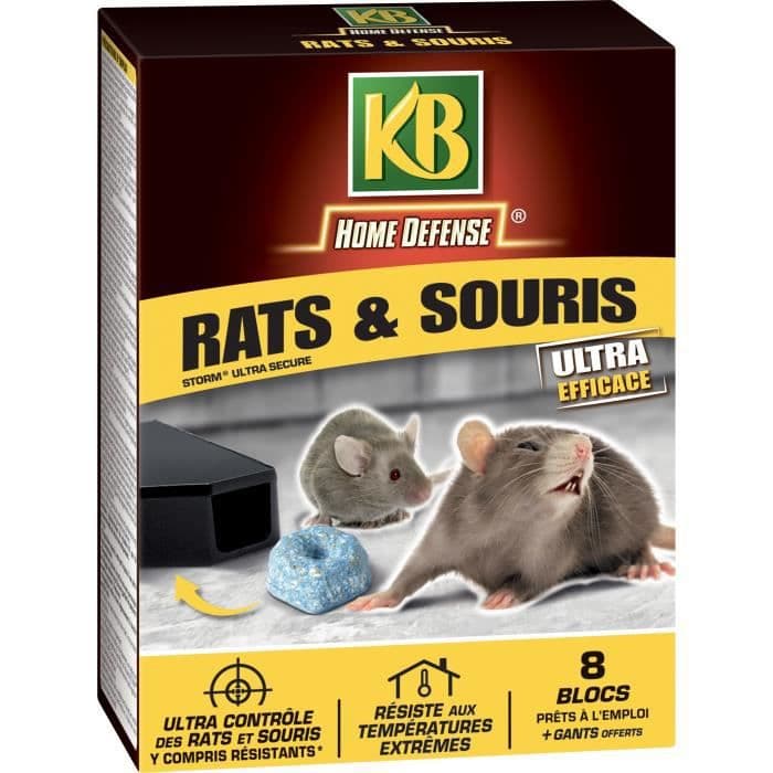 KB HJEMFORSVAR Rottemusblok - 8x25g