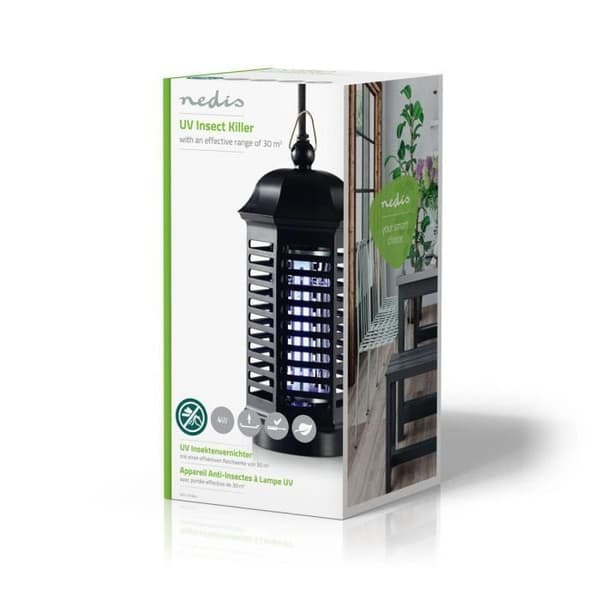 4 W insektsfälla lampa - Effektiv räckvidd: 30 m²