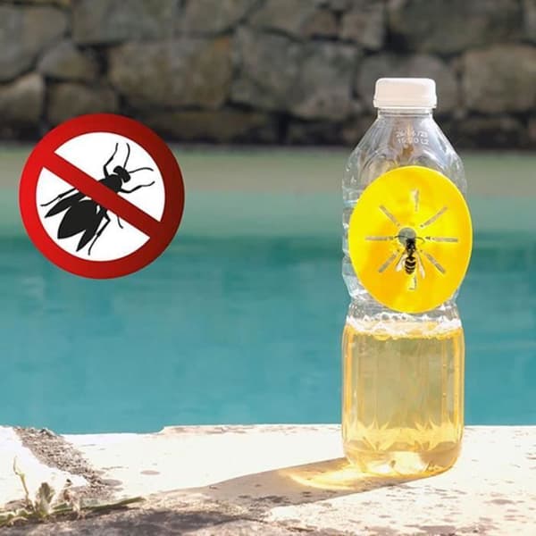 SHOP-STORY - GETINGFÄLLA: Paket med 6 DIY ekologisk geting, bålgeting, flugor och flygande insektsfällor för plastflaskor