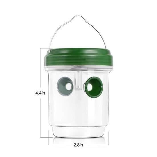 Flug-, geting- och myggfälla; Bug Catcher, Hornets - Soldriven med LED-ljus