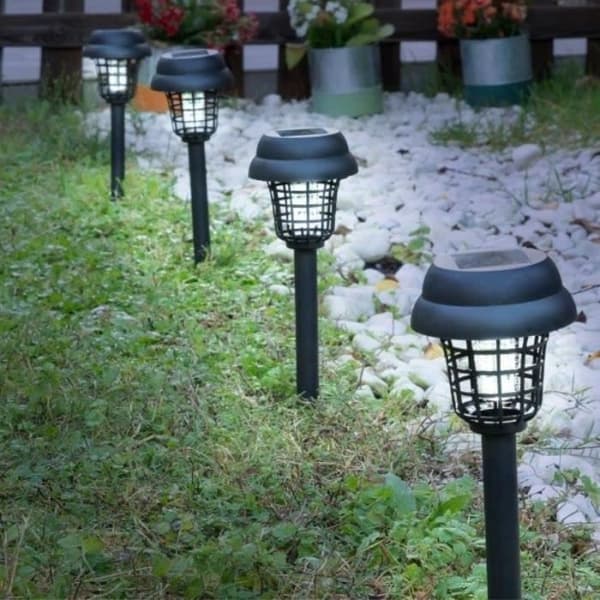 Garlam: Solar trädgårdslampa utomhus mot mygg och skadliga insekter Uppladdningsbar och ekologisk[H2387]