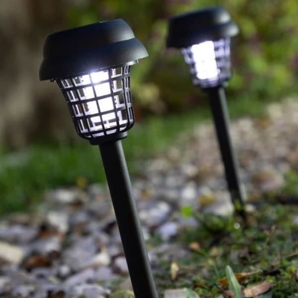 Garlam: Solar trädgårdslampa utomhus mot mygg och skadliga insekter Uppladdningsbar och ekologisk[H2387]