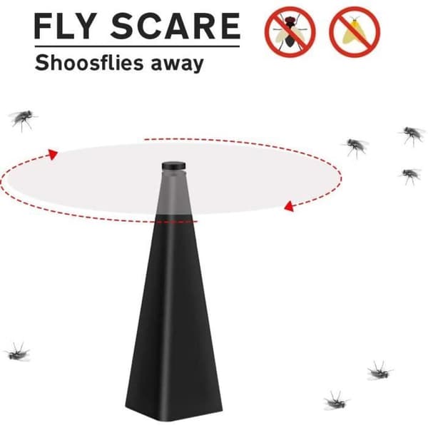 Fly Killer Fan, Indoor Outdoor Repellent Fläkt Håll myggor Flyga insekter borta från din mat