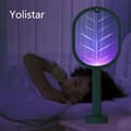 Miniatyrbild 2 av 4: Mosquito Killer Lamp 2 i 1 USB uppladdningsbar Mosquito Swatter Mosquito Killer-Vit
