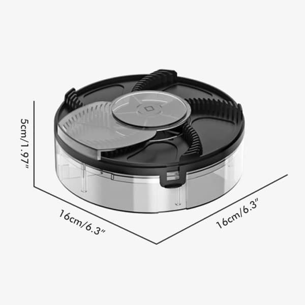 Elektrisk flugfälla Roterande Anti-insekt Avtagbar Tyst USB Uppladdningsbar- Vit