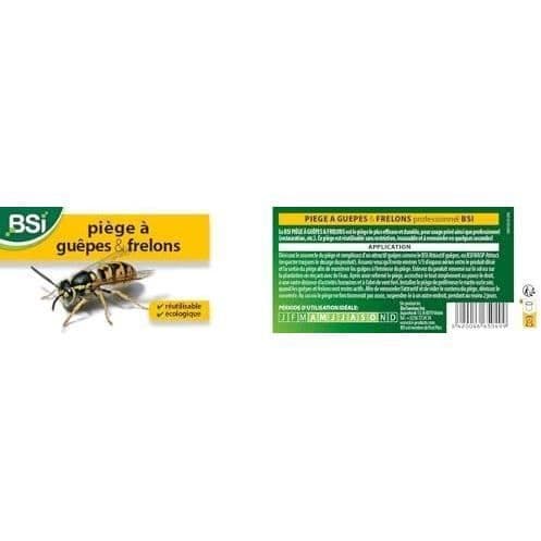 Maktig geting- eller hornetfälla - BSI - Professionell - Effektiv mot asiatiska hornet - Naturlig och återanvändbar