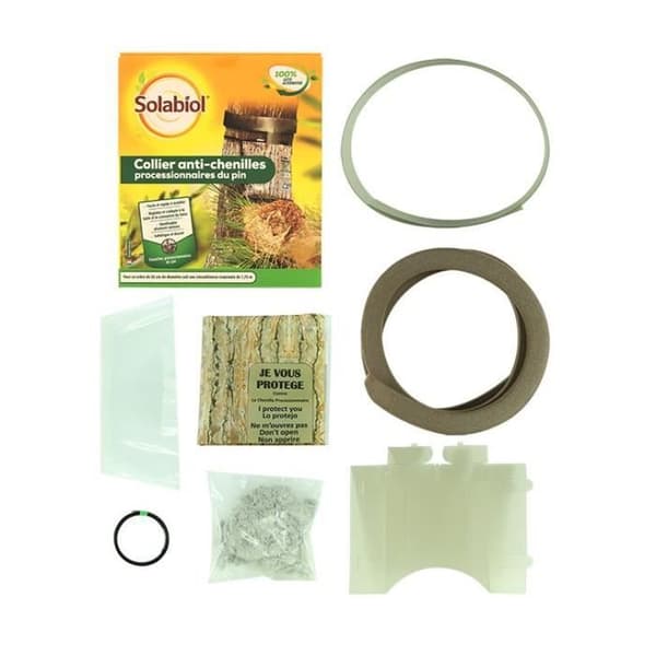 SOLABIOL SOCOPRO Fälla för processionslarver av tall | Komplett kit med justerbar krage, diameter 55 cm