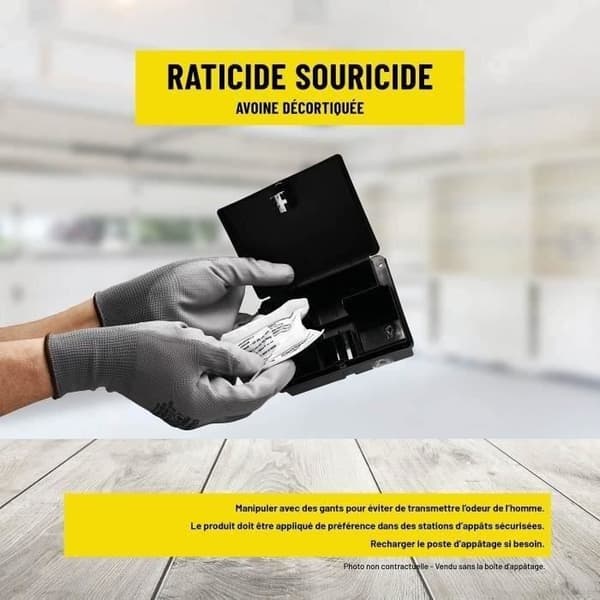 KOMAX Raticide och Mouse Killer - Havre - 140 g