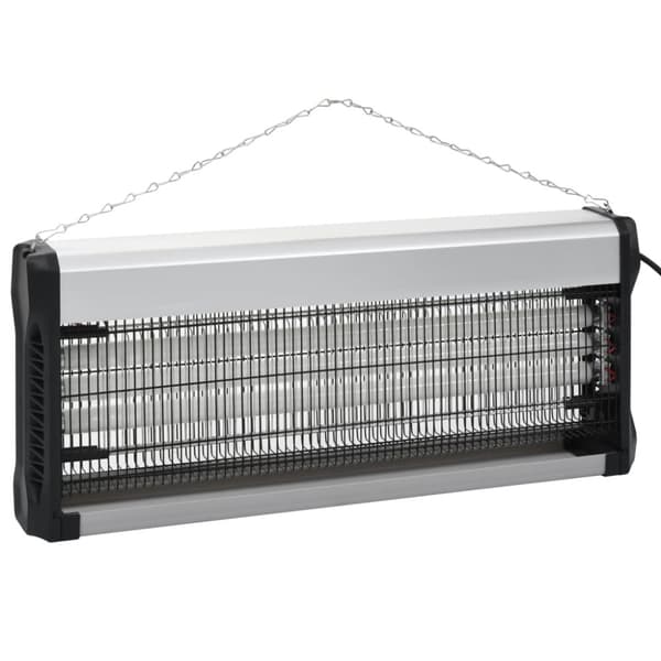 Insektsdödare svart aluminium ABS 60 W