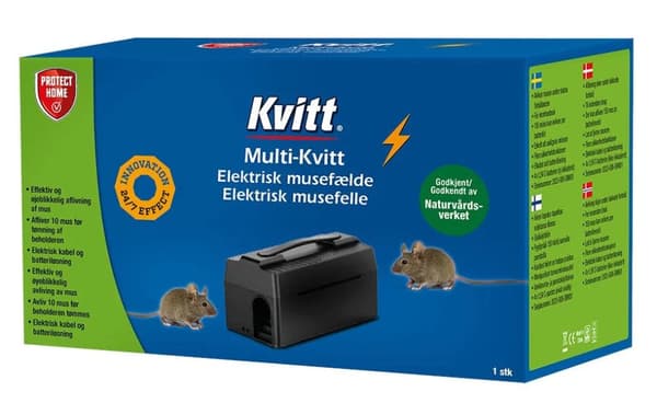 Kvitt® Multi-Kvitt Elektrisk musefælde