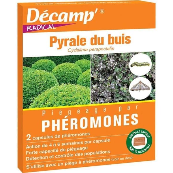 Phéromon x 2 mot pyralid för buxbom (Förpackning med 2 kapslar)