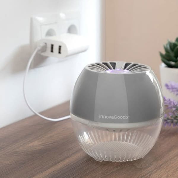 InnovaGoods | KL Globe Suction Mosquito Killer Lamp | grå