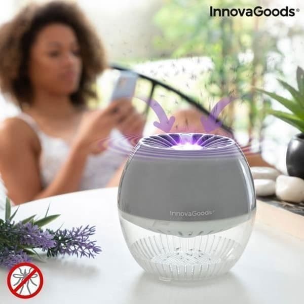 InnovaGoods | KL Globe Suction Mosquito Killer Lamp | grå