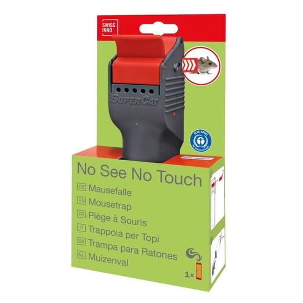 Musfälla "No See No Touch" märkt med Blå ängel