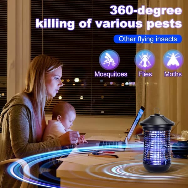18W Vattentät UV LED Bug Killer Elektrisk insektsdödare Fluga Elektrisk insektslampa