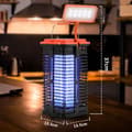 Miniatyrbild 2 av 9: Sol utomhus myggavvisande lampa uppladdningsbar USB 3 i 1 LED-lyktor bärbar solcellslampa vattentät IPX4 campingfackla