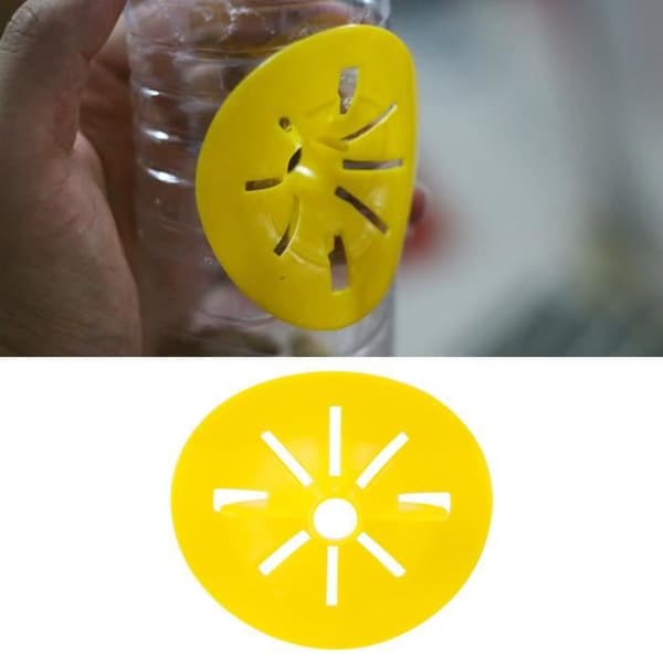 VGEBY 10 stycken Återanvändbara geting- och bålgetingfällor i plast för biodling