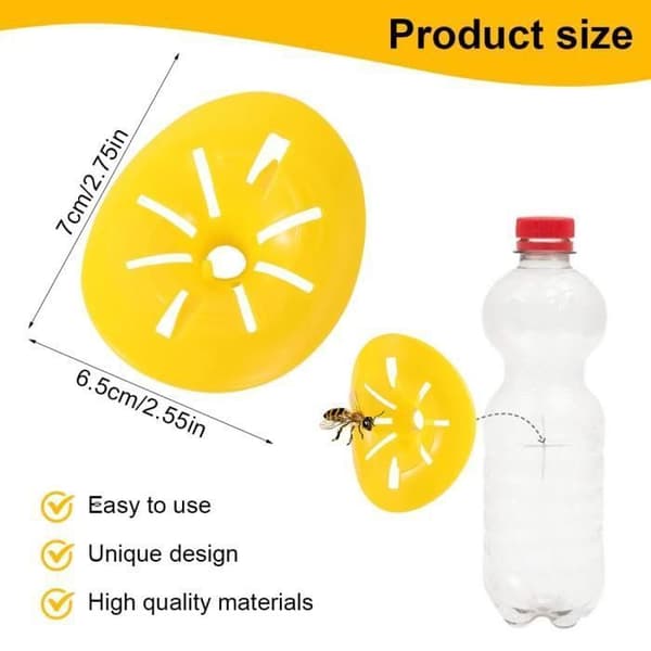 Fälla för asiatisk geting, mikrogeting, getingfälla för att fånga bin, insektsfälla i plast för fälla av skadedjur i huset.