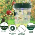 Miniatyrbild 5 av 5: 2 st Piége för getingar med solenergi och LED-ljus, insektsfällor, antihålsfälla för insekter med honung för bin, getingar och myggor
