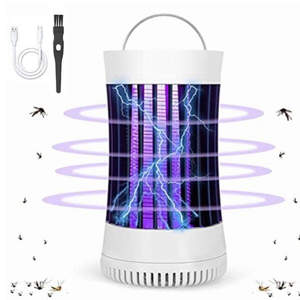 OBOSOE Myggefanger 360° USB Myggelampe – Effektiv myggedræber til indendørs og udendørs