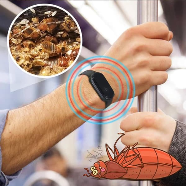 OBOSOE Wearable Myggeafvisende Armbåndsur – Effektivt myggearmbånd til udendørs aktiviteter og sommer