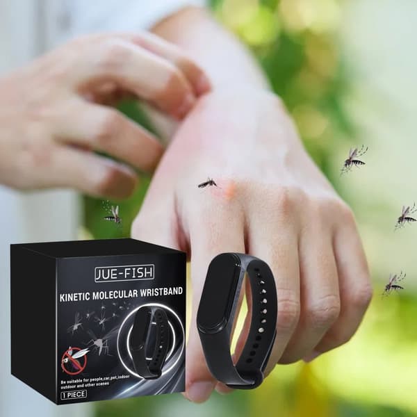 OBOSOE Wearable Myggeafvisende Armbåndsur – Effektivt myggearmbånd til udendørs aktiviteter og sommer
