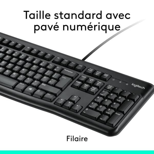 LOGITECH Kabeltangent mus-paket - MK120