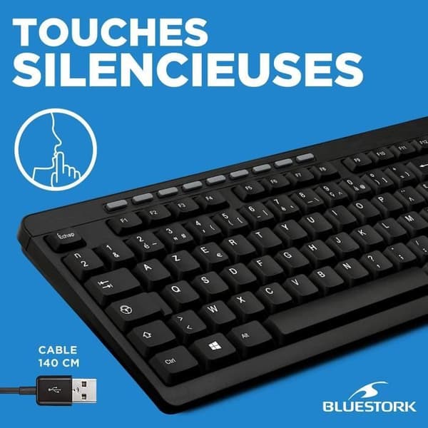Bluestork-tangentbord + muspaket