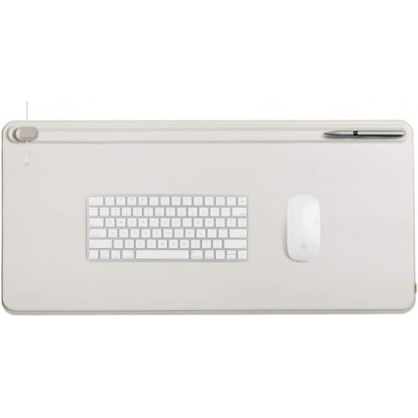 Orbitkey Desk Mat Large - musunderlag, hvid