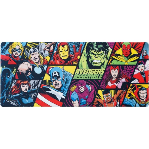 Marvel Characters XL musemåtte, 80 x 35 cm