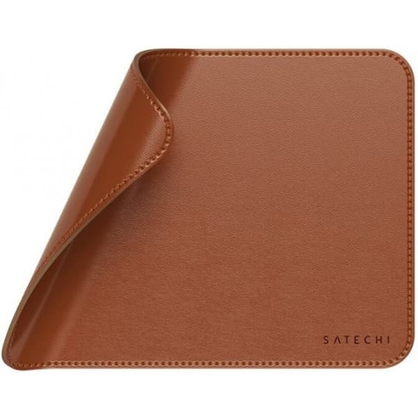 Satechi Vegansk läder Premium -musmatta, brun