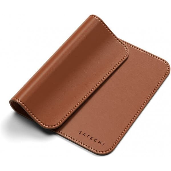 Satechi Vegansk läder Premium -musmatta, brun