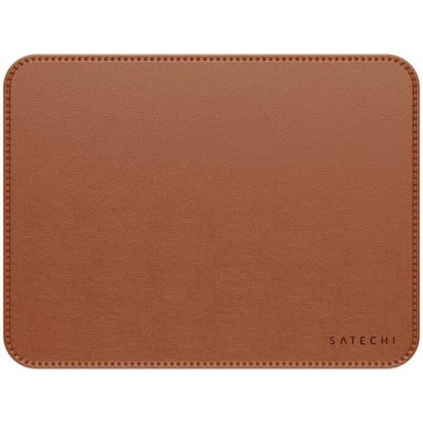 Satechi Vegansk läder Premium -musmatta, brun