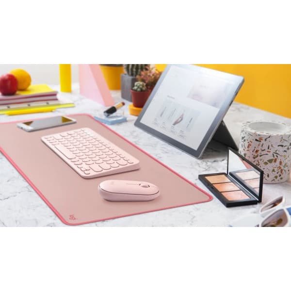 Logitech Desk Mat Studio Series - musemåtte, rosa