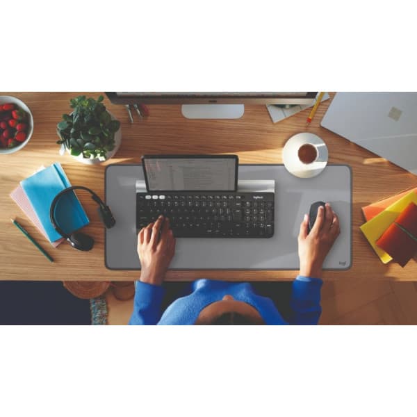 Logitech Desk Mat Studio Series -hiirimatto, keskiharmaa