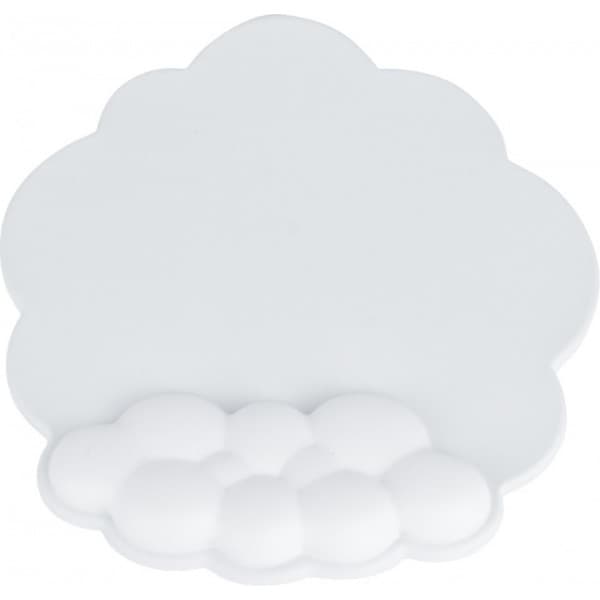 ErgoWork Cloud musmatta med handledsstöd, vit