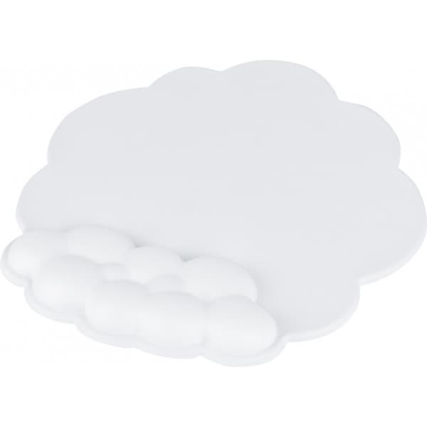 ErgoWork Cloud musmatta med handledsstöd, vit