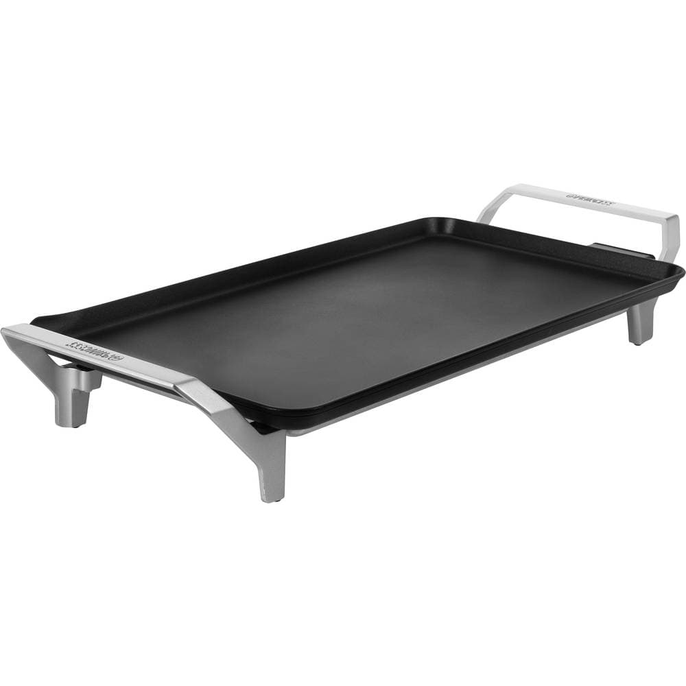 Princess Table Chef Premium XL Elektrisk Grill med manuell temperaturinställning Silver (matt), Svart