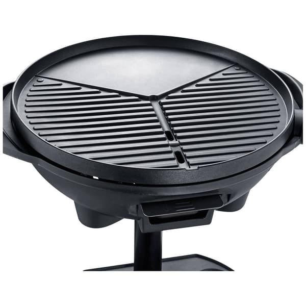 Severin PG 8541 Stativgrill Elektrisk Klotgrill, Termometer i locket Grillyta (diameter)=410 mm Svart