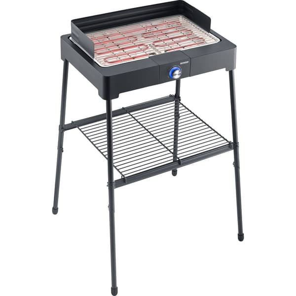 Severin PG 8566 Bordsgrill Elektrisk Kontrolljus Svart Svart