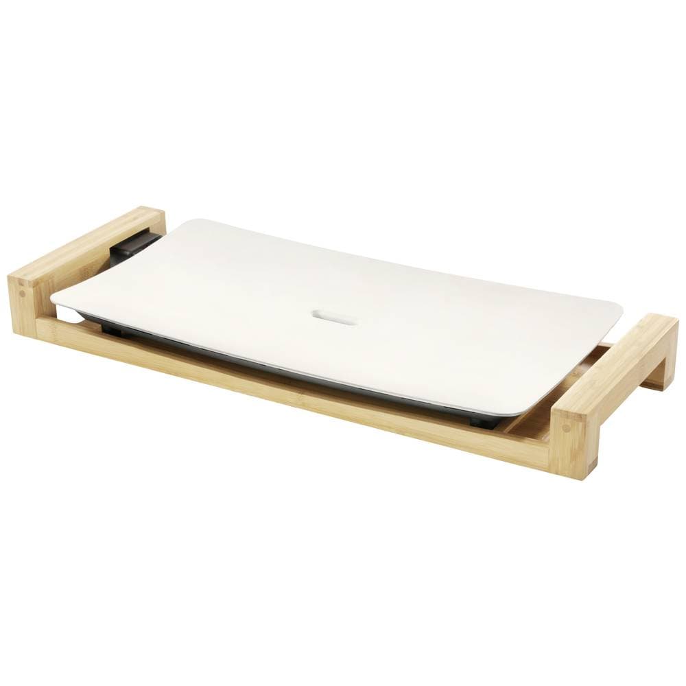 Princess 103030 Elektrisk Teppan Yaki Bordsgrill Vit, Bambus