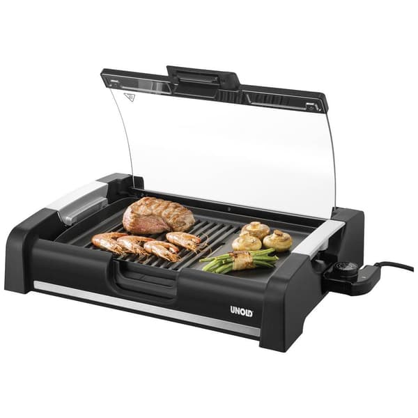 Unold Barbecue Bordsgrill Elektrisk Kontrolljus Svart