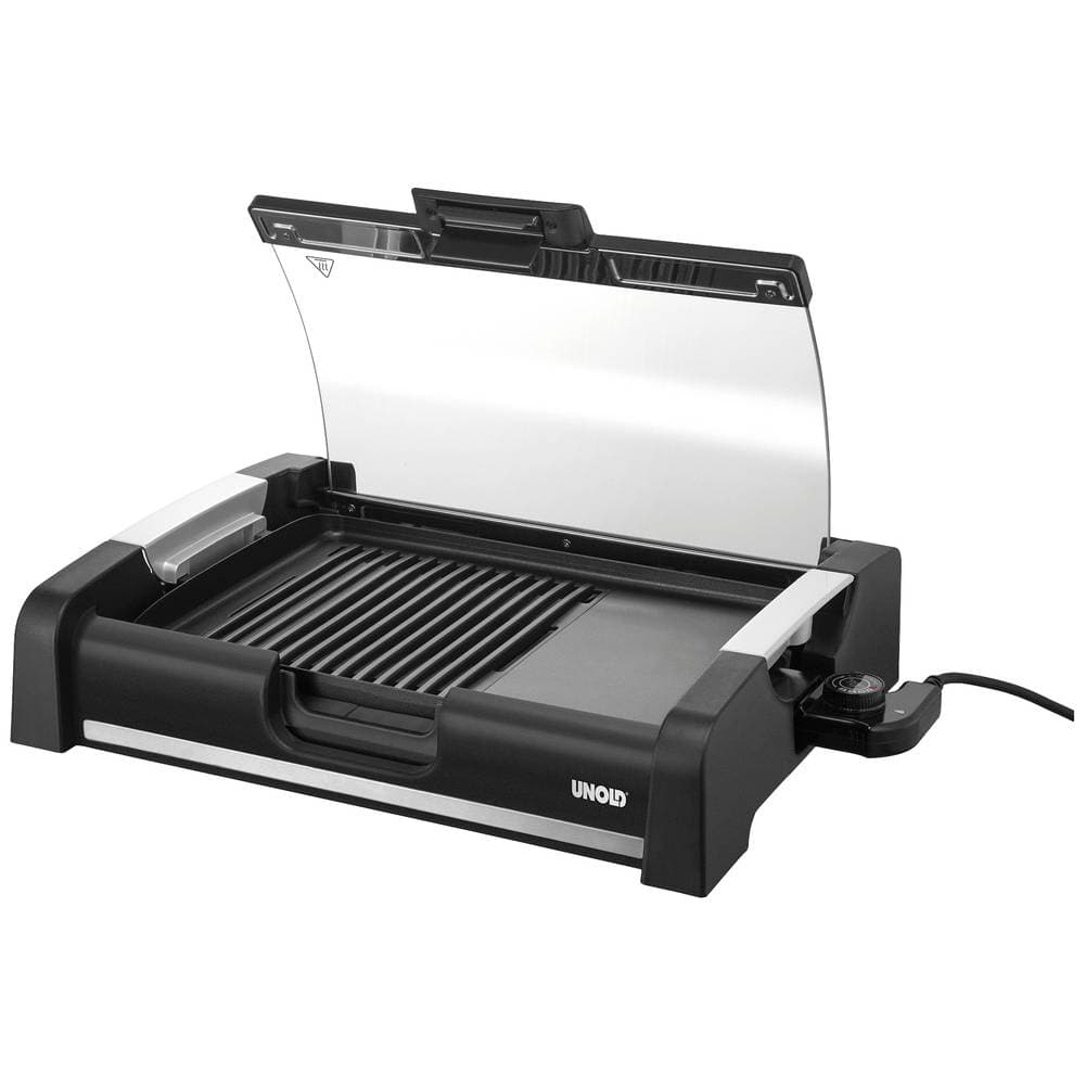Unold Barbecue Bord Grill Kontrolljus Svart