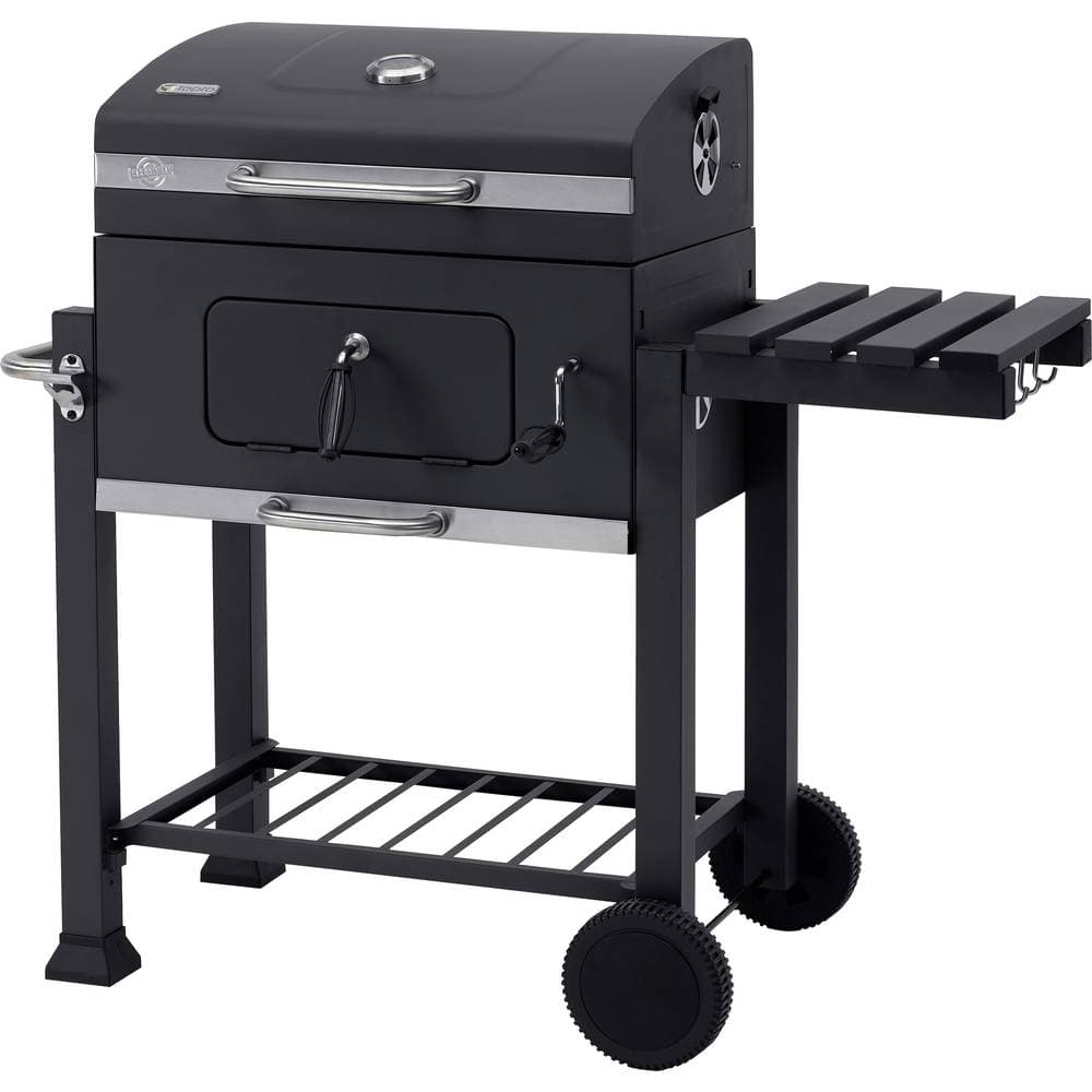 tepro Garten Toronto Click Träkol, Grillvagn Grill Svart