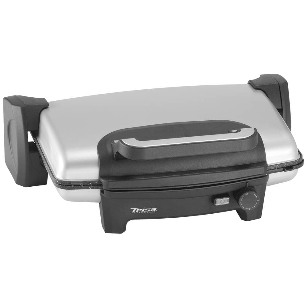 Trisa Hot Snack Elektrisk Klämgrill Svart/Silver