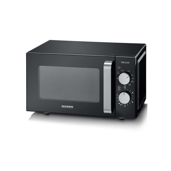 2in1 mikrovågsugn med keramisk botten och Severin MW 7762 grill